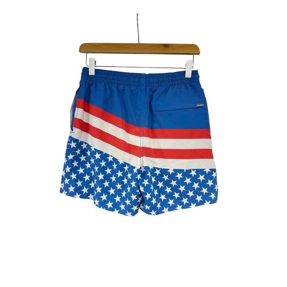 Chubbies Trunks Suit Mens Small 5.5" Inseam Patriotic American Flag USA Lined - Picture 2 of 9